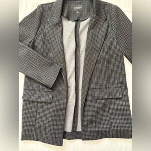 Liverpool Charcoal Checkered Blazer